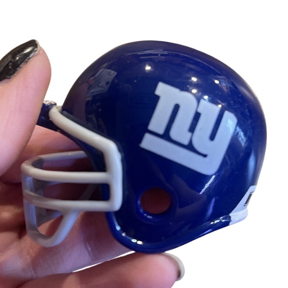 NFL New York Giants Mighty Racers Mini‎ Football Helmet Collectible 2 Inch